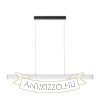 RIVIER LED I függő lámpa  fekete/tej akril 230V LED 24W  3000K