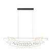 RIVIER LED I függő lámpa  fekete/tej akril 230V LED 24W  3000K