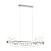 RIVIER LED I függő lámpa króm/tiszta akril 230V LED 24W 3000K