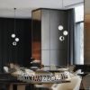 ETHERIA függő lámpa fekete opál üveg 230V LED E27 3x11W