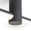 CLARIS 120 felületre szerelhető fekete tej akril 230V LED 2x12W  3000K