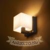 PHILLY fali lámpa fekete opál üveg 230V LED G9 7W