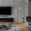 NOVA II állólámpa fekete króm/tej akril 230V LED 2x3.5W 3000K