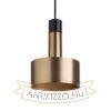 DIVINA függő lámpa sárgaréz/dekoratív fekete márvány 230V LED E27 5W