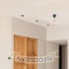 ORCO süllyesztett lámpa fekete 230V LED GU10 9W