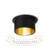 ORTA süllyesztett lámpa fekete/aranysárga 230V LED GU10 9W