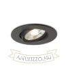 NEFRIT DIMM süllyesztett lámpa fekete 230V LED 6W 36° 3000K