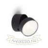 FLAVIO R felületre szerelhető fekete 230V LED 6W 110° IP54 3000K