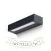 ASTER 25 fali lámpa fekete tej akril 230V LED 2x6W IP65 3000K