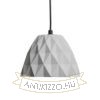 NAPLES függő lámpa beton 230V LED E27 7W
