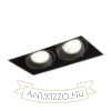ELECTRA II GU10 frameless fekete 230V LED GU10 8W
