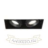 ELECTRA II GU10 frameless fekete 230V LED GU10 8W
