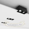 ELECTRA II GU10 frameless fekete 230V LED GU10 8W