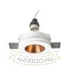 DAYTONA rögzített lámpa gipsz/szálcsiszolt réz 230V LED GU10 8W