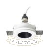 DAYTONA rögzített lámpa gipsz/fekete 230V LED GU10 8W