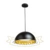 GLADYS 40 függő lámpa fekete/aranysárga 230V LED E27 30W