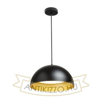 GLADYS 40 függő lámpa fekete/aranysárga 230V LED E27 30W