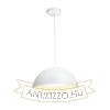 GLADYS 40 függő lámpa fekete/fehér 230V LED E27 30W