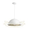GLADYS 40 függő lámpa fehér/aranysárga 230V LED E27 30W