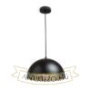 GLADYS 30 függő lámpa fekete/aranysárga  230V LED E27 15W