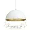 GLADYS 30 függő lámpa fehér/aranysárga  230V LED E27 15W