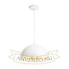 GLADYS 30 függő lámpa fehér/fehér  230V LED E27 15W