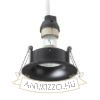 ISLA süllyesztett lámpa fekete  230V LED GU10 7W IP65