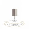 NYC/RON 15/20 asztali lámpa  Monaco galamb szürke/ezüst PVC/króm 230V LED E27 15W