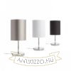 NYC/RON 15/20 asztali lámpa  Polycotton fehér/króm 230V LED E27 15W