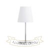 NYC/CONNY 15/15 asztali lámpa  Polycotton fehér/nikkel 230V LED E27 11W