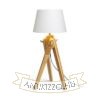AMBITUS/ALVIS 24 asztali lámpa fehér bambusz 230V LED E27 11W