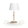 KEITH/ALVIS 24 asztali lámpa USB-vel fehér bükk 230V LED E27 11W