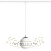 LUNA 25 három áramkörös sínre  opál üveg/króm 230V LED E27 15W