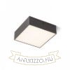 LARISA SQ 17 DIMM mennyezeti lámpa fekete 230V LED 15W 3000K
