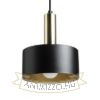 GIULIA 20 függő lámpa fekete/aranybarna sárgaréz 230V LED E27 15W