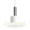 GIULIA 12 függő lámpa fehér króm 230V LED E27 11W