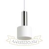 GIULIA 12 függő lámpa fehér króm 230V LED E27 11W