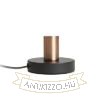 ALGOT asztali lámpa fekete szálcsiszolt réz 230V LED E27 15W