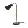 ANIKA asztali lámpa matt fekete matt nikkel 230V LED E27 15W