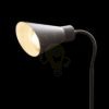 ANIKA asztali lámpa matt fehér matt nikkel 230V LED E27 15W