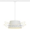BUCKY 40 háromfázisú áramkörös sínre fehér/szürke fém 230V LED E27 15W
