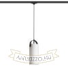 JULIETTA 31 háromfázisú áramkörös sínre  opál üveg/fekete 230V LED E27 15W