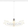 EIGHT háromfázisú áramkörös sínre függö lámpa  opál üveg/króm 230V LED E27 11W