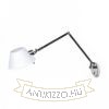 MONTANA fali lámpa fehér/fekete króm 230V LED E27 11W