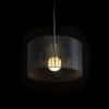 GLAMOUR 35/20 függő lámpa fekete  230V LED E27 15W