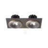SHARM SQ II süllyesztett lámpa barna/gyöngyházarany 230V LED 2x10W 24° 3000K