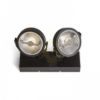 KELLY LED II DIMM fali lámpa fekete 230V LED 2x12W 24° 3000K