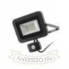 PONTA reflektor mozgásérzékelővel fekete  230V LED 30W 120° IP54  3000K