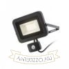 PONTA reflektor mozgásérzékelővel fekete  230V LED 30W 120° IP54  3000K