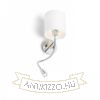 VERSINA lámpabúrával fehér króm 230V LED E27 LED 15+3W 25°  3000K